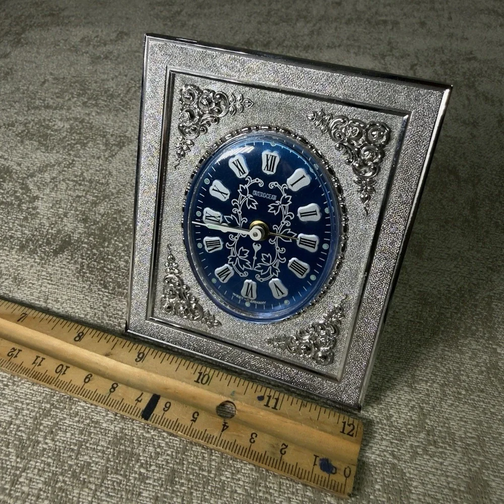Vintage Alarm Clock From West Germany- OVEROCEAN It Works!